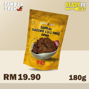 Sambal Daging Cili Padi Opah (Travel Pack XL)