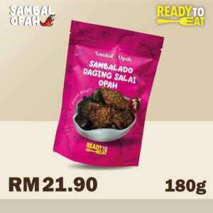 Sambalado Daging Salai Opah (Travel Pack XL)