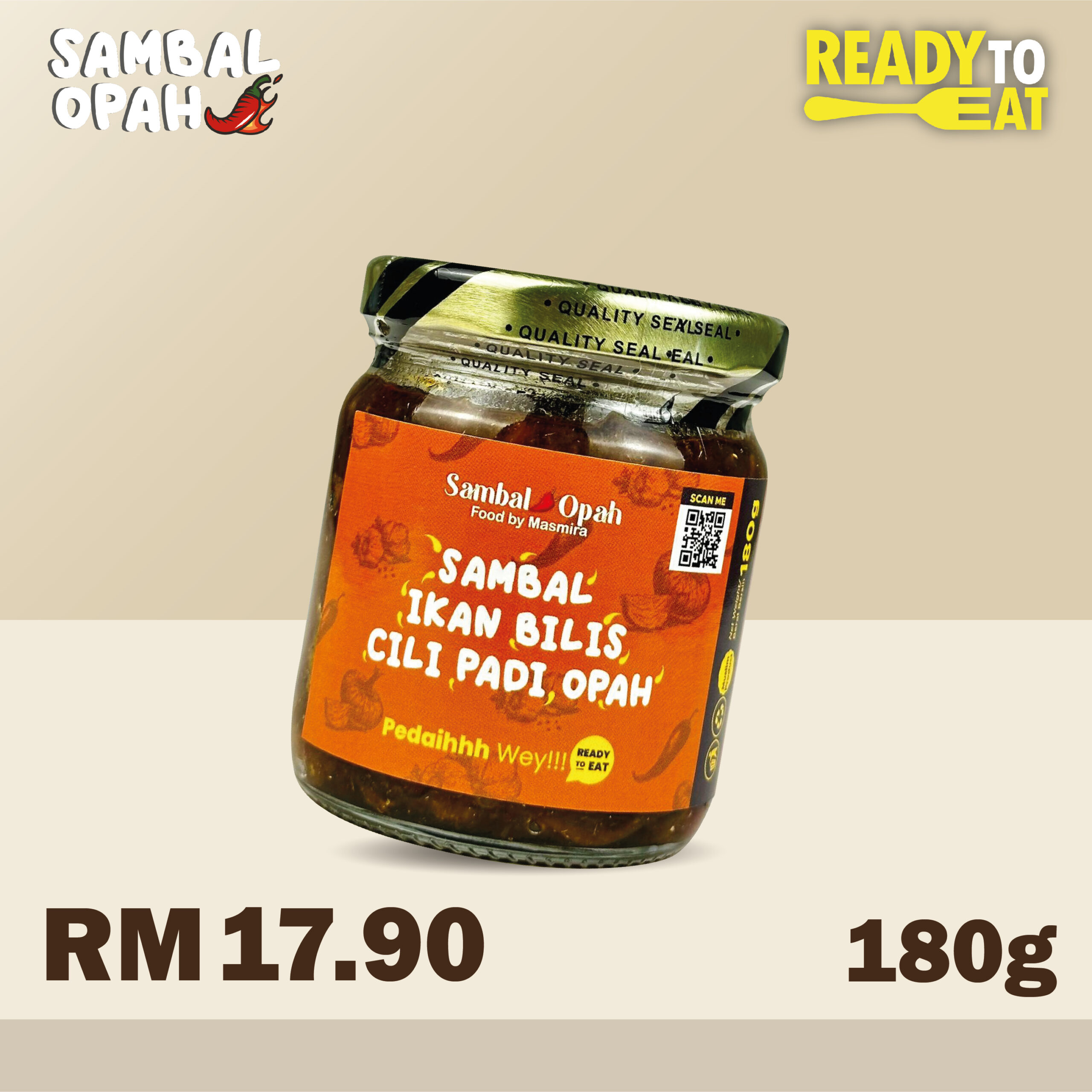 Sambal Ikan Bilis Cili Padi Opah