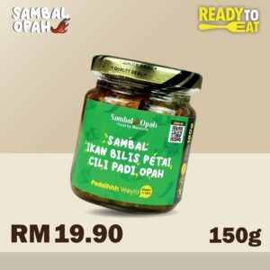 Sambal Ikan Bilis Petai Cili Padi Opah