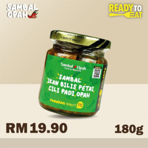 Sambal Ikan Bilis Petai Cili Padi Opah