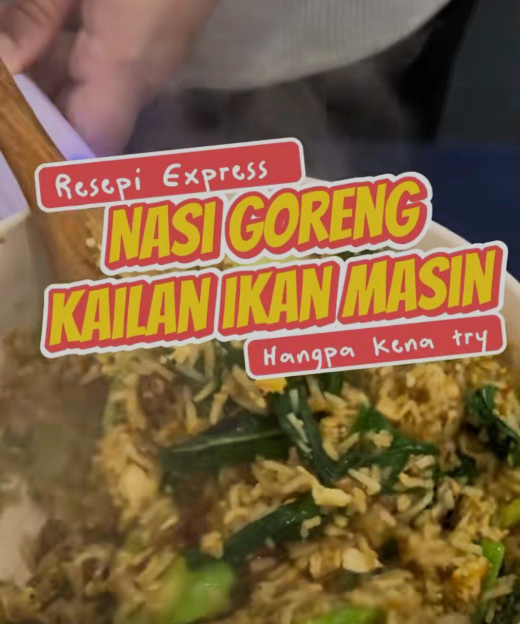 Nasi Goreng Kailan Ikan Masin