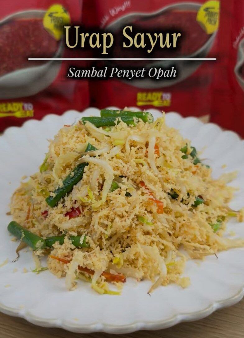 Urap Sayur Sambal Penyet Opah
