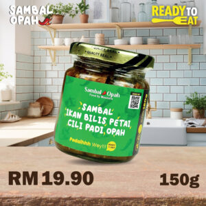 Sambal Ikan Bilis Petai Cili Padi Opah
