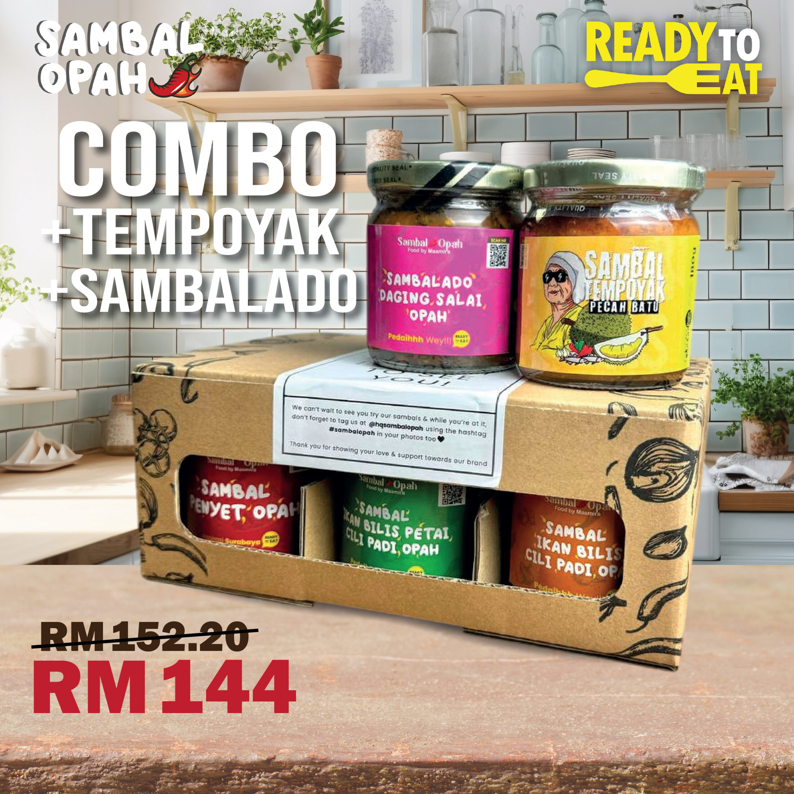 Set Combo + Sambalado + Tempoyak