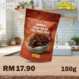 Sambal Ikan Bilis Cili Padi Opah (Travel Pack XL)